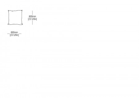 cuscino 600x600 mm